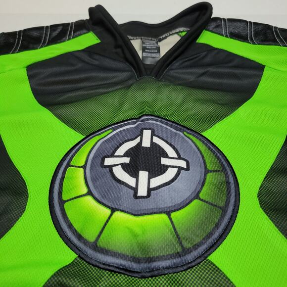 SMART PARTS Paintball Defender Jersey Holiday Special Green Black Men's Large - Picture 4 of 7
